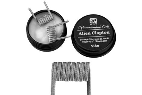 Coil Pronte BD Vape Alien Clapton Ni80 0.54Ω Handmade 2pcs Volari.it