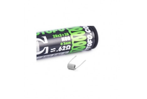 Coil Pronte Wotofo Dual Core Fused Clapton Ni80 28x2+38 0.62 Ohm Volari.it