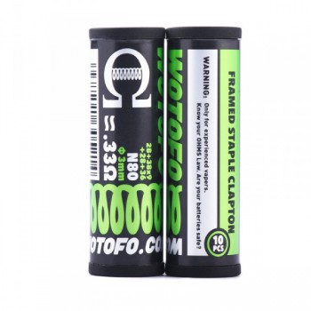 Coil Pronte Wotofo Framed Staple Clapton Ni80 28+38X9+28+36 0.33 Ohm Volari.it