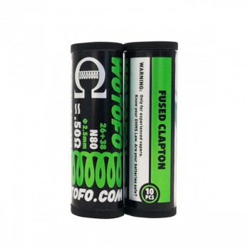 Coil Pronte Wotofo Fused Clapton Ni80 26+38 0.50 Ohm Volari.it