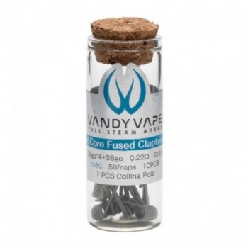 Coil Vandy Vape Quad Core Fused Clapton Ni80 28GAX4+38GA 0.22Ohm