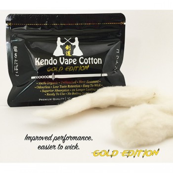 Cotone Kendo Vape Cotton Gold Edition Volari.it