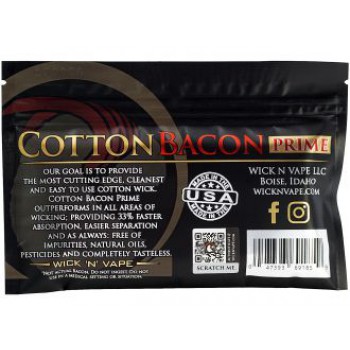 Cotton Bacon Prime Wick'N Vape 10g Volari.it