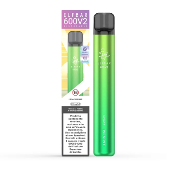 Elf Bar V600 Lemon Lime V2 Sigaretta Usa e Getta Volari.it