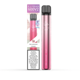 Elf Bar V600 Pink Lemonade V2 Sigaretta Usa e Getta
