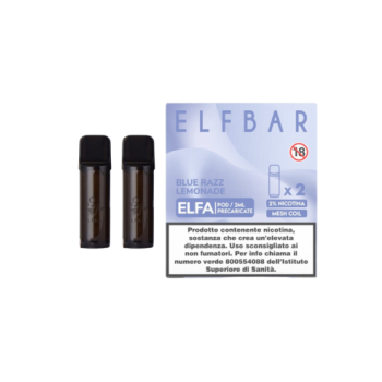 Elfbar ELFA Cartucce Pod Precaricate Blue Razz Lemonade 2 Pezzi Volari.it