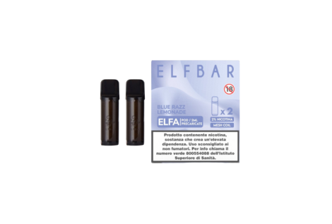 Elfbar ELFA Cartucce Pod Precaricate Blue Razz Lemonade 2 Pezzi Volari.it