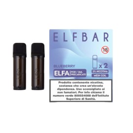 Elfbar ELFA Cartucce Pod Precaricate Blueberry 2 Pezzi