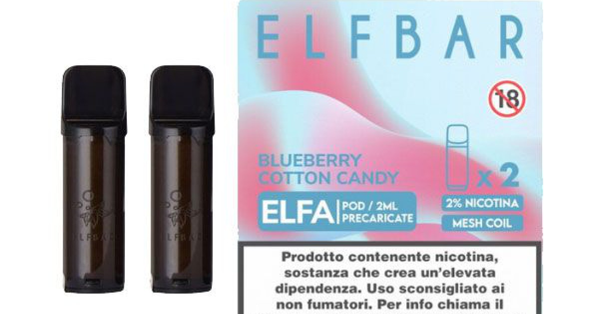 geekvape aegis solo 3 istruzioni Elfbar ELFA Cartuccia Pod Precaricata Blueberry Cotton Candy