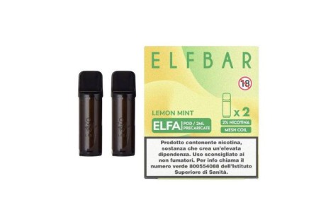 Elfbar ELFA Cartucce Pod Precaricate Lemon Mint 2 Pezzi Volari.it