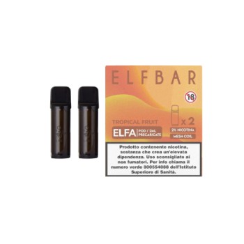 Elfbar ELFA Cartucce Pod Precaricate Tropical Fruit 2 Pezzi Volari.it