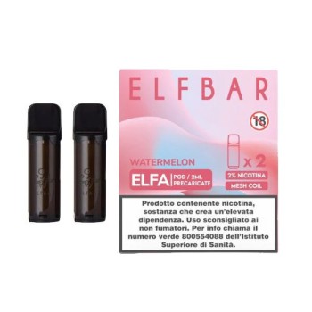Elfbar ELFA Cartucce Pod Precaricate Watermelon 2 Pezzi