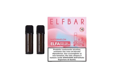 Elfbar ELFA Cartucce Pod Precaricate Watermelon 2 Pezzi