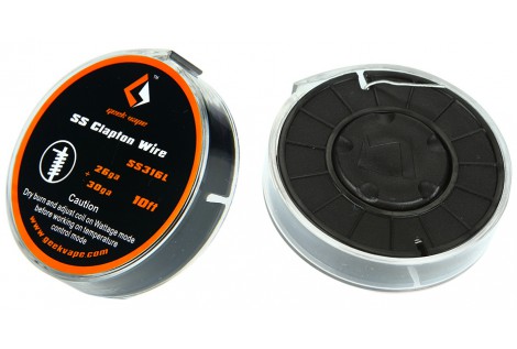 Filo Resistivo Geekvape Clapton SS316L 26+30 ga  Volari.it