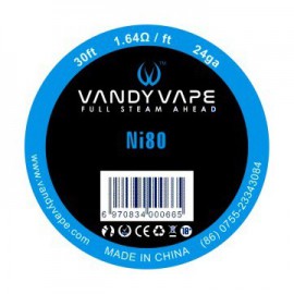 Filo Resistivo Vandy Vape Ni80 24 Gauge