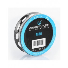 Filo Resistivo Vandy Vape Ni80 26 Gauge