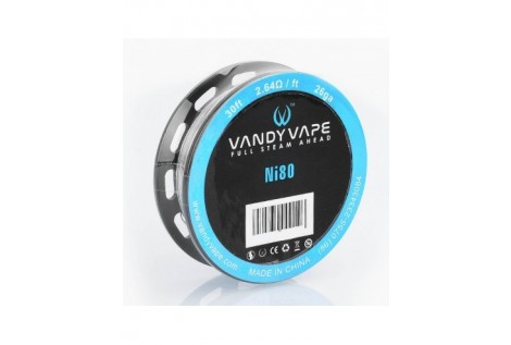 Filo Resistivo Vandy Vape Ni80 26 Gauge