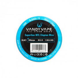 Filo Resistivo Vandy Vape SuperFine MTL Kanthal A1 Clapton 30GA+38GA