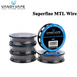 Filo Resistivo Vandy Vape SuperFine MTL Ni80 Clapton 30GA+38GA