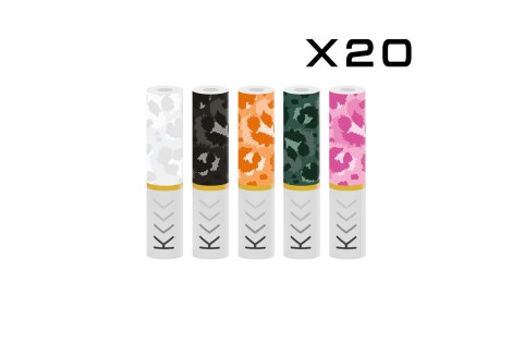 Filtro in Cotone Tips per Kiwi Vapor Multicolore Usa e Getta 20 pz Volari.it
