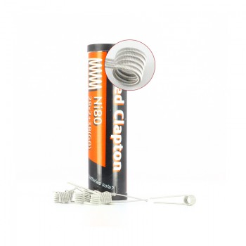 Fumytech Coil Pronte Micro Fused Clapton MTL 0.88 Ohm Ni80 10 Pz Volari.it