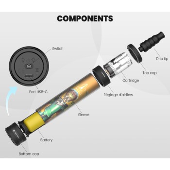 Fumytech Hookah Air Pod Mod 3200mAh Volari.it