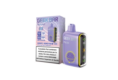 Geekbar Pulse 650mah Grape Honeydew Ice Usa e Getta 0mg