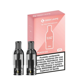 Geekvape Pod Precaricata Wenax M1 Peach Ice Ice 2 Pezzi