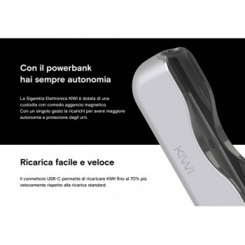 Kiwi Power Bank Single 1650 mah - Kiwi Vapor Volari.it