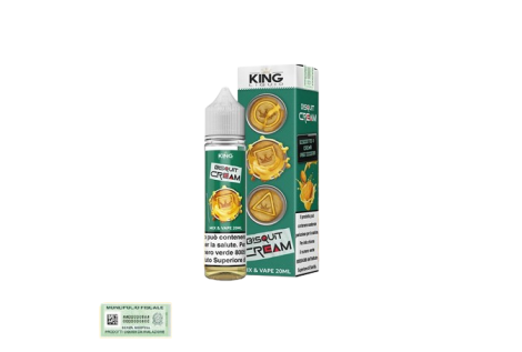 Liquido King Liquid Bisquit Cream Mix e Vape 20ml Volari.it