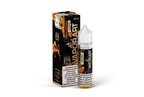 Liquido Vaporart Gran Cookie Caramel 20ml Shot Volari.it