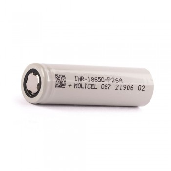 Molicel P26A Batteria 18650 2600 mAh 35A Volari.it