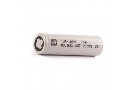 Molicel P26A Batteria 18650 2600 mAh 35A Volari.it