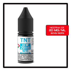 Nicotina TNT Vape ICE 50/50 20mg 10ml Base Neutra Ghiaccio