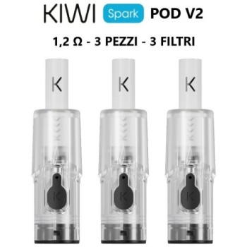 Pod di ricambio per Kiwi Spark 2 Boostex 3pz - Kiwi Vapor  Volari.it
