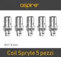 Resistenze Coil di Ricambio Aspire Spryte confezione 5 pz 1.2 Ohm Nic Salt