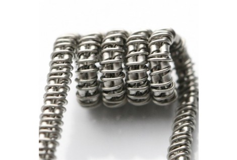 Staggered Fused Clapton Coil SS316L UD 0.15 ohm Volari.it