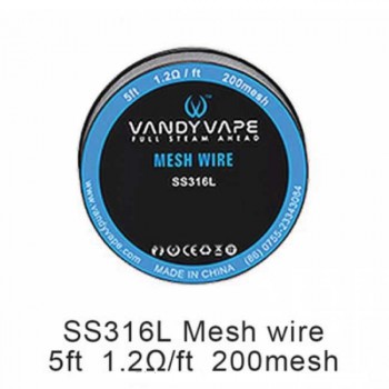 Vandy Vape Mesh Wire SS316L 0.9Ohm Volari.it