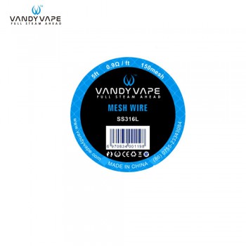 Vandy Vape Mesh Wire SS316L 0.9Ohm Volari.it