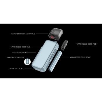 Vaporesso Coss Starter Kit 1750mAh Volari.it