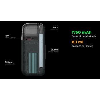 Vaporesso Coss Starter Kit 1750mAh Volari.it