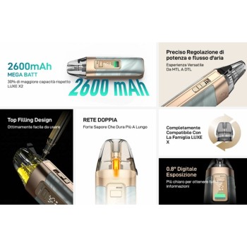 Vaporesso Luxe X2 Pod Mod 2000mAh Volari.it