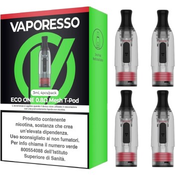 Vaporesso Pod di Ricambio Eco One Pro compatibile con Filtro 4pz Volari.it