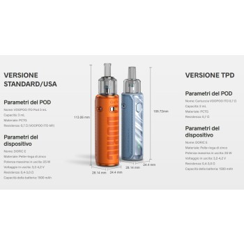 Voopoo Doric E Pod Kit 1500mah