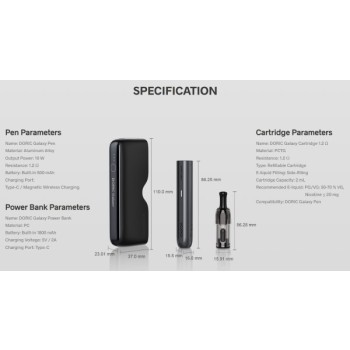 Voopoo Doric Galaxy 2300 mah Starter Kit Pod