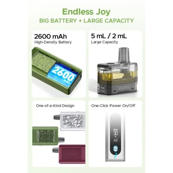 Voopoo Doric Galaxy 2300 mah Starter Kit Pod Volari.it