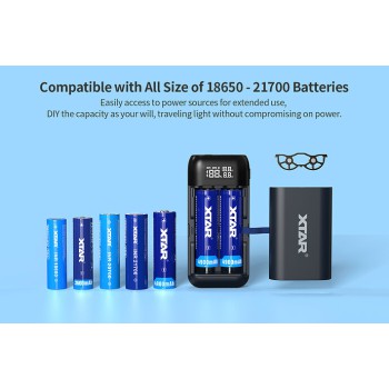 Xtar PB2SL Caricabatterie - Power Bank Volari.it