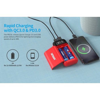 Xtar PB2SL Caricabatterie - Power Bank Volari.it